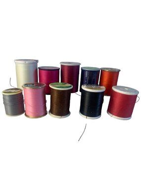 Sewing Thread Spools Set of 10
